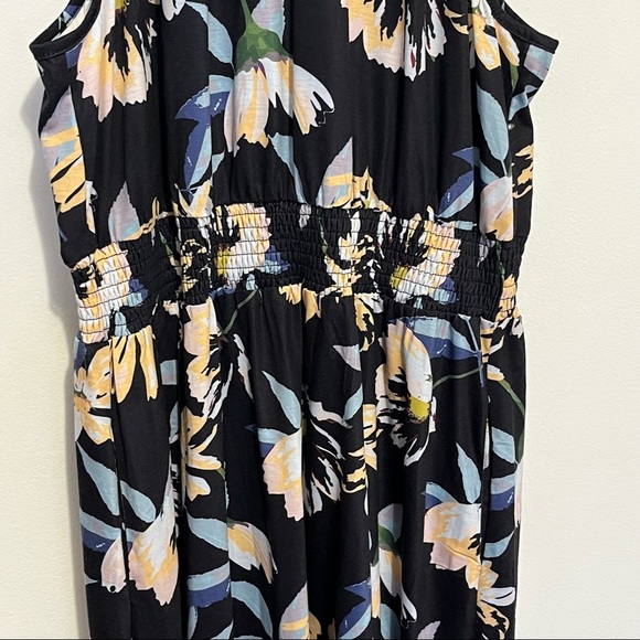 NWOT Tropical Floral Print Sleeveless Dress Womens Size XL - Picture 4 of 9